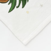 Baseball Bat Christmas Tree Lights Holiday Design  Fleece Deken (Hoek)