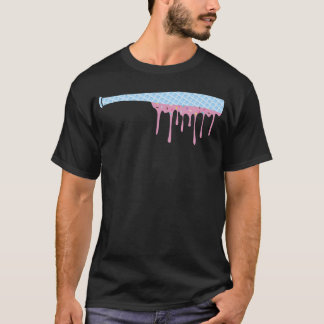 Baseball Bat Drip voor Jongens Ice Cream Spinkle T-shirt