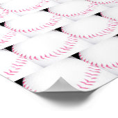 Baseball Bat Glove Photo Poster (Hoek)