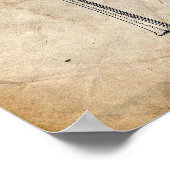 Baseball Bat Patent Poster (Hoek)