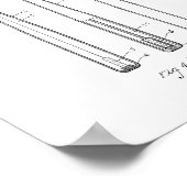 Baseball Bat Patent Poster (Hoek)