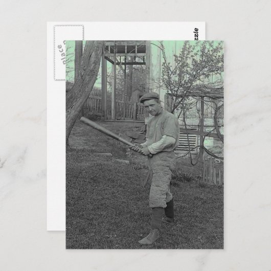 \Baseball Bat Photography  Vaderdag Briefkaart (Voorkant / Achterkant)