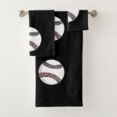 Baseball Bathroom Bath Towel set. Bad Handdoek (Insitu)