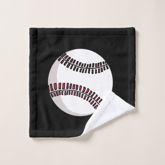 Baseball Bathroom Bath Towel set. Bad Handdoek (Wasdoekje)