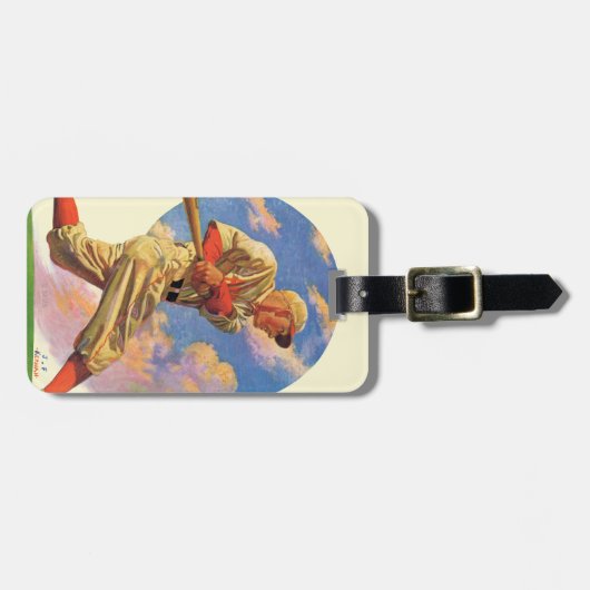 Baseball Batter Bagagelabel (Voorkant horizontaal)