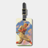 Baseball Batter Bagagelabel (Voorkant verticaal)