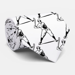 Baseball Batter Bat Player Stropdas