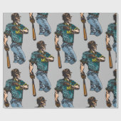 Baseball Batter Cadeaupapier (Vlak)
