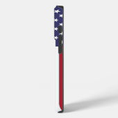 Baseball Batter en Amerikaanse vlag Case-Mate iPhone Case (Achterkant / Links)