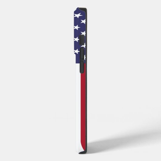 Baseball Batter en Amerikaanse vlag Case-Mate iPhone Case (Achterkant / Links)