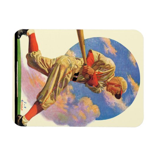 Baseball Batter Magneet (Horizontaal)