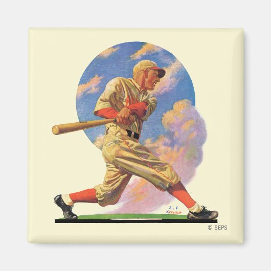 Baseball Batter Magneet (Voorkant)