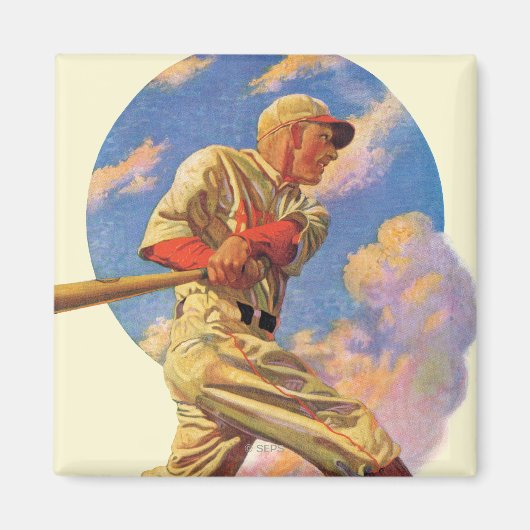 Baseball Batter Magneet (Voorkant)