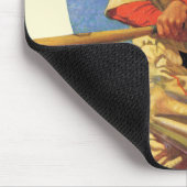 Baseball Batter Muismat (Hoek)