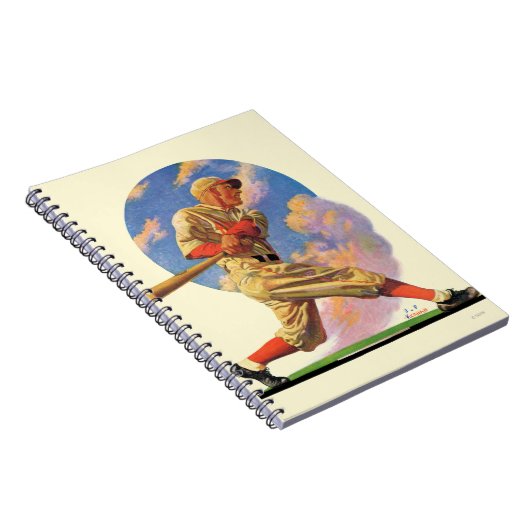 Baseball Batter Notitieboek (Rechterzijde)