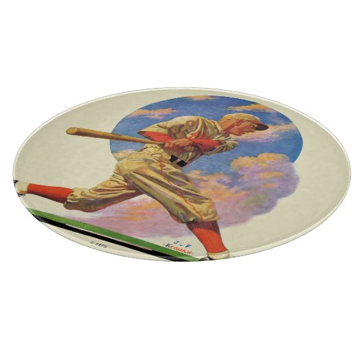 Baseball Batter Snijplank (Hoek)