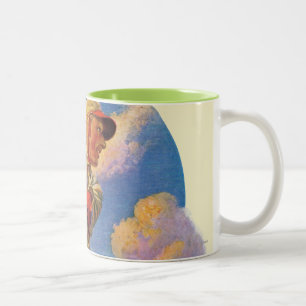 Baseball Batter Tweekleurige Koffiemok