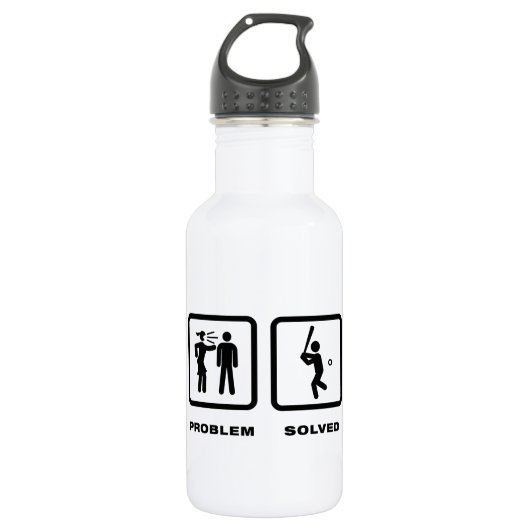 Baseball Batter Waterfles (Voorkant)
