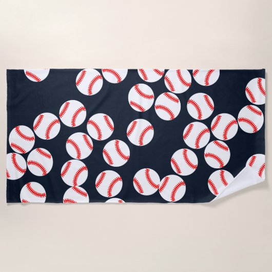 Baseball Beach Towel Strandlaken (Voorkant)