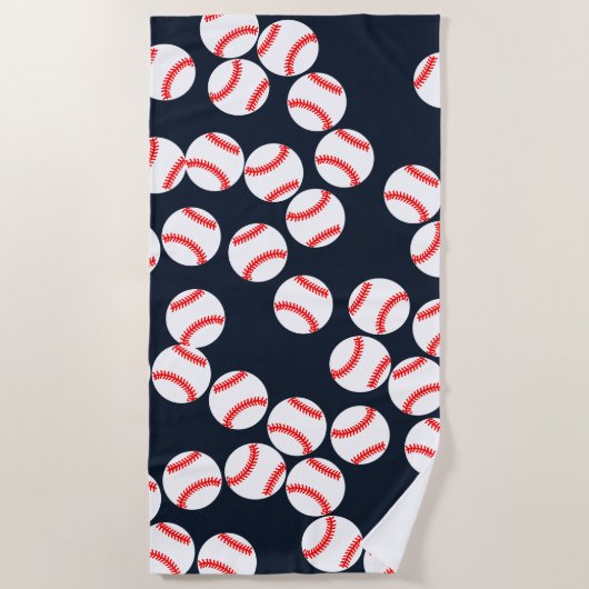 Baseball Beach Towel Strandlaken (Voorkant)