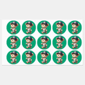 Baseball Bears 1 Labels (Vel)