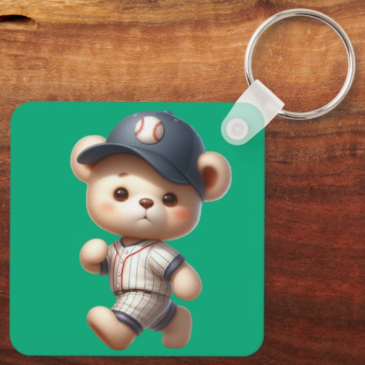 Baseball Bears 1 Sleutelhanger (Achterkant)