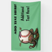 Baseball Beast Banner (Verticaal)