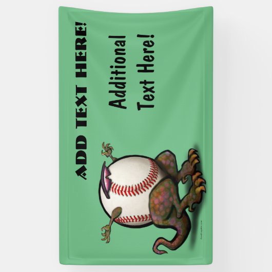 Baseball Beast Banner (Verticaal)