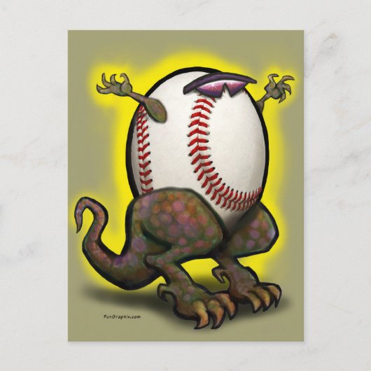 Baseball Beast Briefkaart (Voorkant)