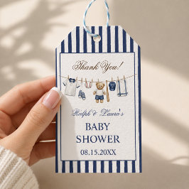 Baseball Beer Baby Shower Bedankt Cadeaulabel