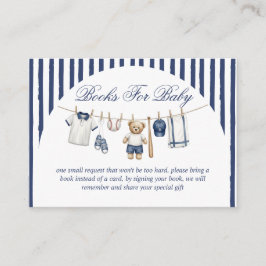 Baseball Beer Baby Shower Boek Verzoek Informatiekaartje