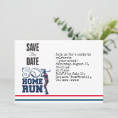 Baseball behalve de datum 50e verjaardag van de 50 kaart (Staand voorkant)