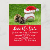 Baseball behalve de kerstfeestdag Postca Briefkaart (Voorkant)