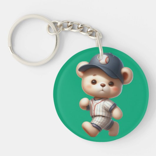Baseball Beren 1 Sleutelhanger (Voorkant)