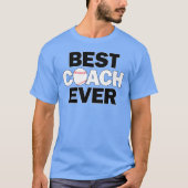 Baseball BESTE COACH OOIT Mannen Sportpoorten Team T-shirt (Voorkant)