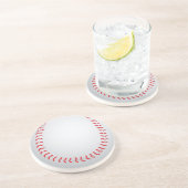 Baseball Beverage Coaster Zandsteen Onderzetter (Zijkant)