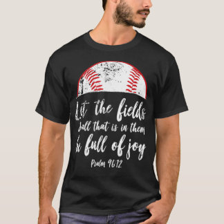 Baseball Bijbel Verse Cute Christelijk Psalm 96 Gi T-shirt
