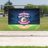 Baseball Birthday banner backdrop (Insitu)