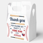 Baseball Birthday Bedankdoosjes (Geopend)