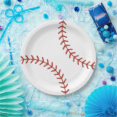 Baseball Birthday Borden Papieren Bordje (Feest)