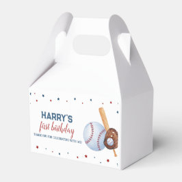Baseball Birthday Favor Box Bedankdoosjes