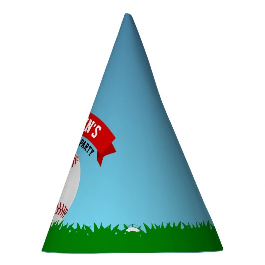 Baseball Birthday Feesthoedjes (Rechts)