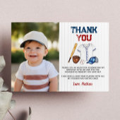 Baseball Birthday Foto: Bedankt voor je kaartje Ba