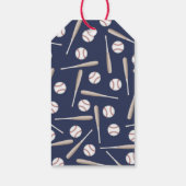 Baseball Birthday Gift Label Cadeaulabel (Achterkant)