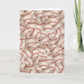 Baseball Birthday Kaart (Voorkant)