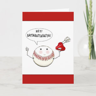 Baseball Birthday Kaart