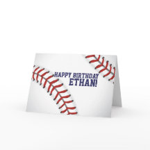 Baseball Birthday-kaart