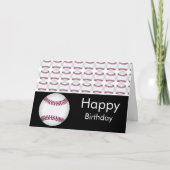 Baseball Birthday-kaart Kaart (Voorkant)