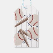Baseball Birthday Party Bedankt dat je Labels geef Cadeaulabel (Achterkant)