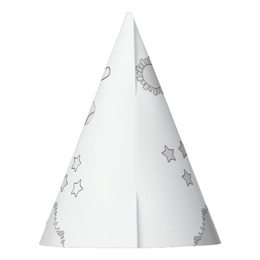 Baseball Birthday Party (Girl) - Kleur uw eigen Pe Feesthoedjes (Achterkant)